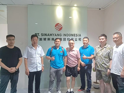 Lawatan di tapak cawangan Indonesia pelanggan Singapura
