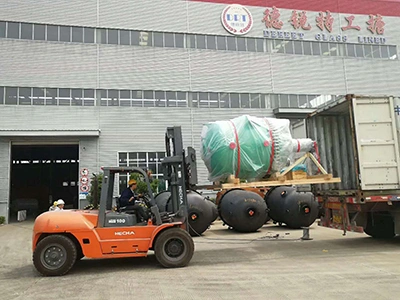 Peralatan Berlapis Kaca Dihantar Kepada Pelanggan Kami